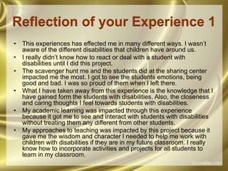 Engagement Activities 3 of 3  During the project I helped Rudy, Darious, and Ez find hangers and showed them were to place them on the empty racks. This was teaching them work ethics as well.