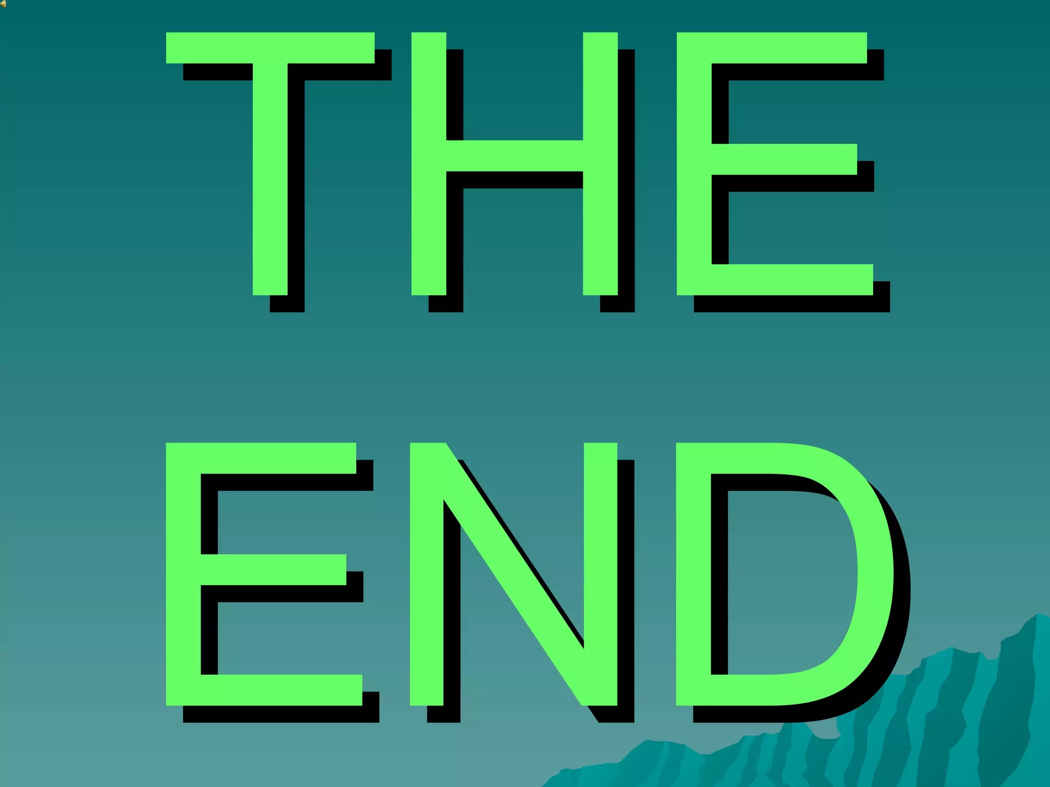 THE END 