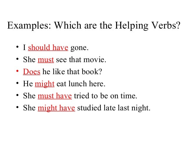Helping verbs examples sentences pdf image