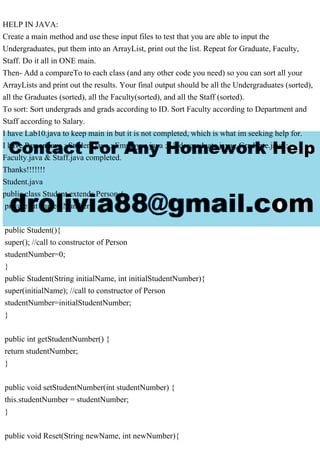 HELP IN JAVACreate a main method and use these input files to tes.pdf image.
