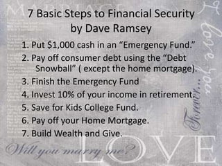Activity 1. In what ways have the media and western culture impacted your view of sexuality? 2. What messages about sex do you wish had been clearly conveyed to you while growing up? 3. How comfortable are you with the idea of God being present in your bedroom? Why? 4. How does the thought that God designed your erogenous zones and orgasms change the way you think and feel about them? 5. What are the “hedges” or “boundaries” you will need to establish with friends, co-workers or clients of the opposite sex after you are married. 