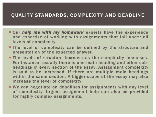 Help me with my assignment