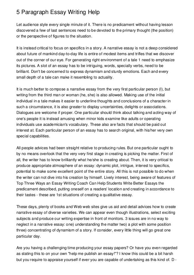  6 Paragraph Essay Example How To Write A 5 Paragraph Essay Outline 