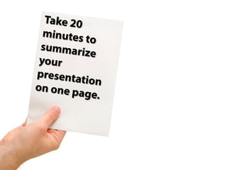 Help, My Presentation Sucks! 3 emergency ideas to help your presentation