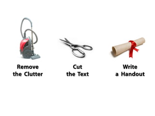 Help, My Presentation Sucks! 3 emergency ideas to help your presentation