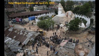 Help! Nepal Earthquake on April 25, 2015
1
 
