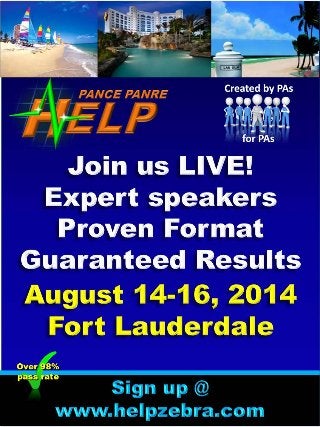 Help pance panre live review course august 14 fort lauderdale