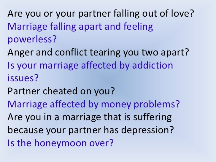 How do you know if your marriage is falling apart Quotes About Marriage Falling Apart 20 Quotes