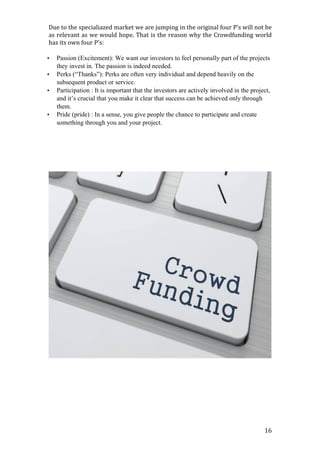 Final report of our crowdfunding project | PDF