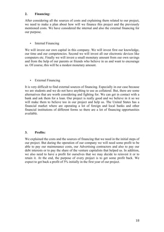 Final report of our crowdfunding project | PDF