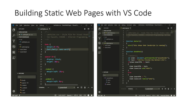 What is Visual Studio Code (VS Code).... | PPTX | Web Design and HTML ...