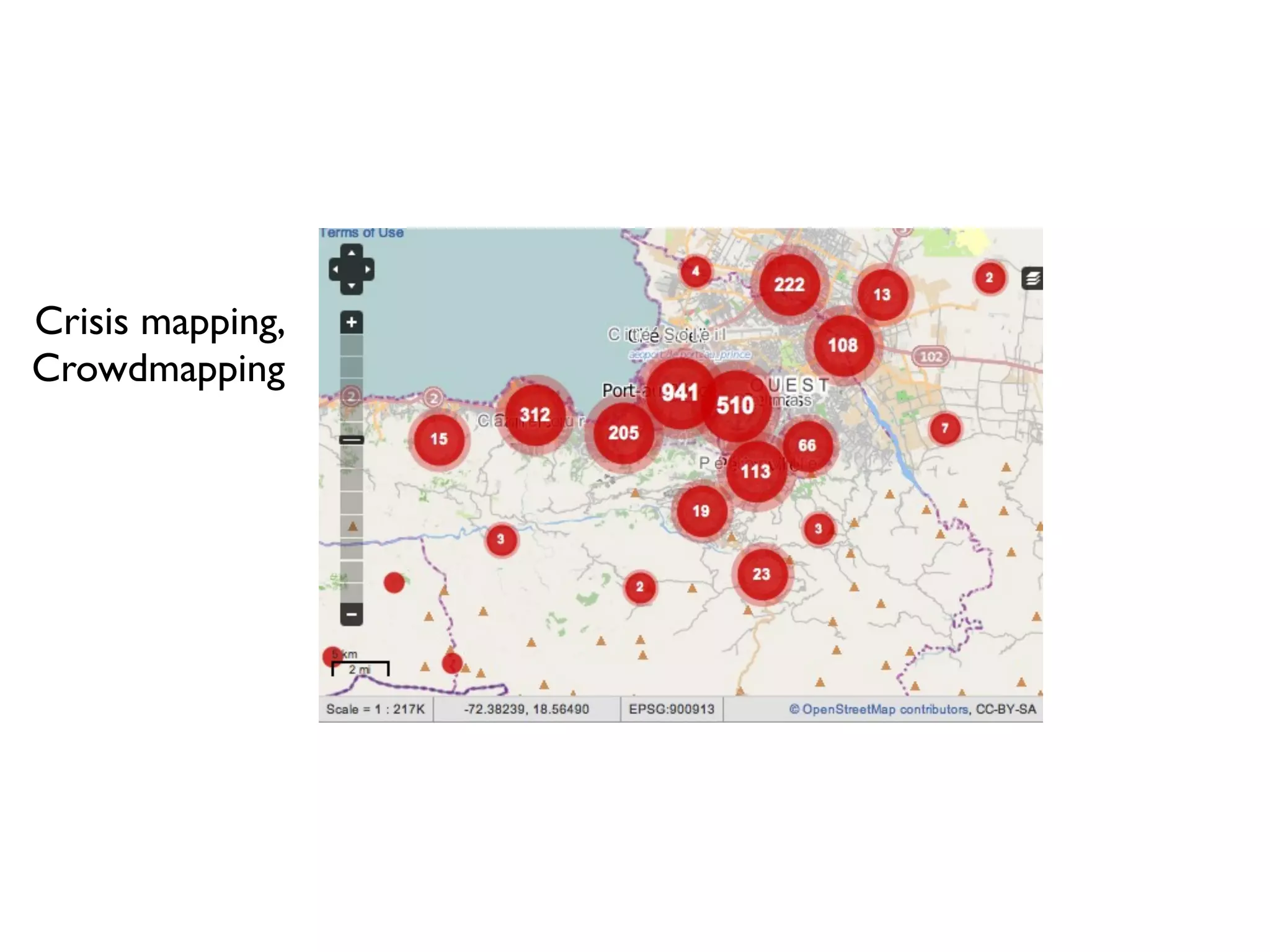 Crisis mapping,
Crowdmapping
 