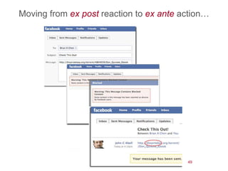 Moving from ex post reaction to ex ante action…




                                         49
 