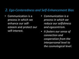Phenomenology
– A self-conscious
examination of lived
experience (through
engagement with
others)
– The multiple realities...