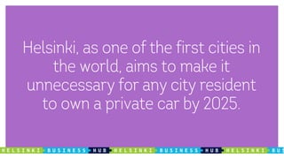 Smart mobility in the Helsinki region | PDF