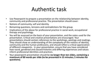 Authentic Attributes Graduate attributes and authentic learning | PPTX
