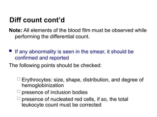 Hema I Chapter 8 Differential counting cell | PPT
