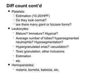 Hema I Chapter 8 Differential counting cell | PPT