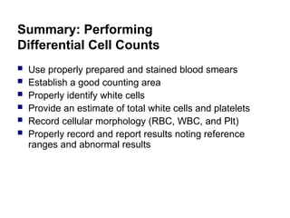 Hema I Chapter 8 Differential counting cell | PPT