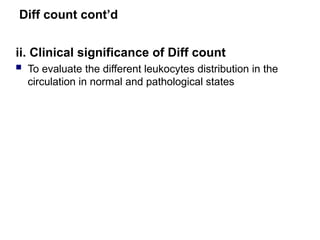 Hema I Chapter 8 Differential counting cell | PPT