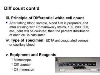 Hema I Chapter 8 Differential counting cell | PPT