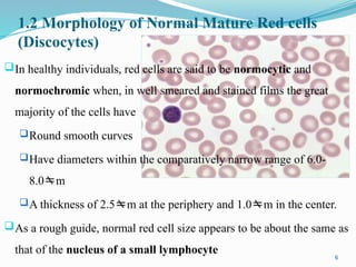 Red Periphery Hema II Chapter 1_RBC morphology study.pptx