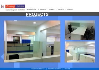 INTRODUCTION | | | | 
SERVICES CLIENTS PROJECTS CONTACT 
Drof Ketal Jamnagar PROJECTS 
CORPORATE PROFILE | KASHISH DECOR |...