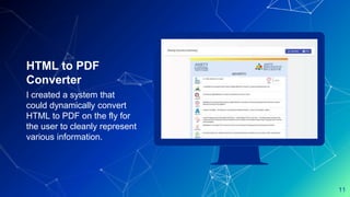 Internship Presentation 2 Web Developer | PPTX