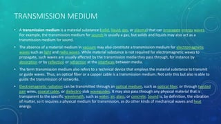 Transmission Media | PPTX