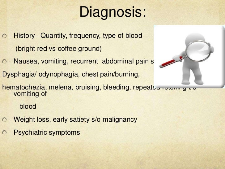 Hematemesis in childrenBeyond Infancy