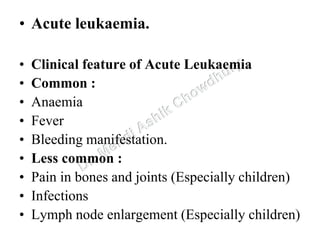 Leukemia,mds,myeloproliferative