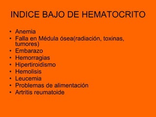 Hematocrito | PPT
