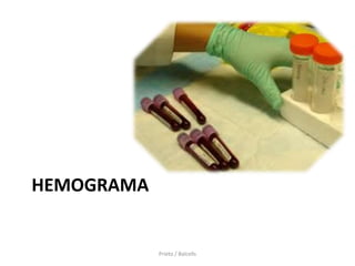 HEMOGRAMA


            Prieto / Balcells
 