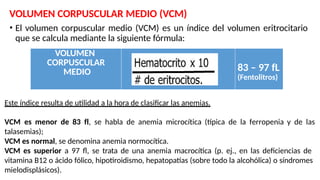 HEMATOLOGIA CLINICA - SERIE ROJA INTERPRETACION.pptx
