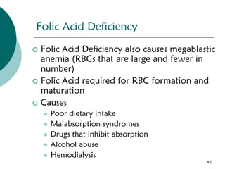 Folate Deficiency Anemia Rbc Hematological system, oncologic disorders and anemia PPT.pdf