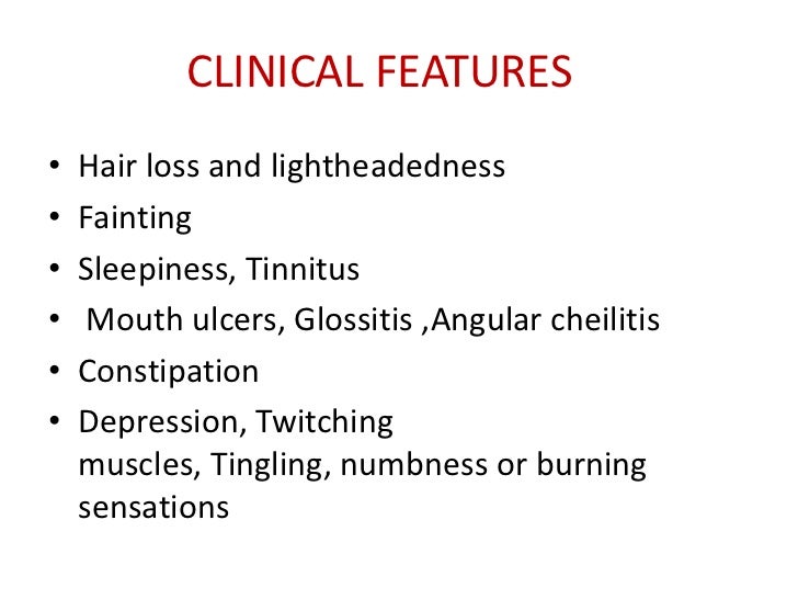 Iron deficiency anemia