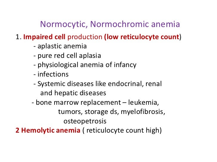 Iron deficiency anemia