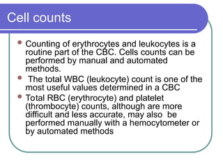 Cbc Less Primary introduction Hematology-CBC (1).ppt