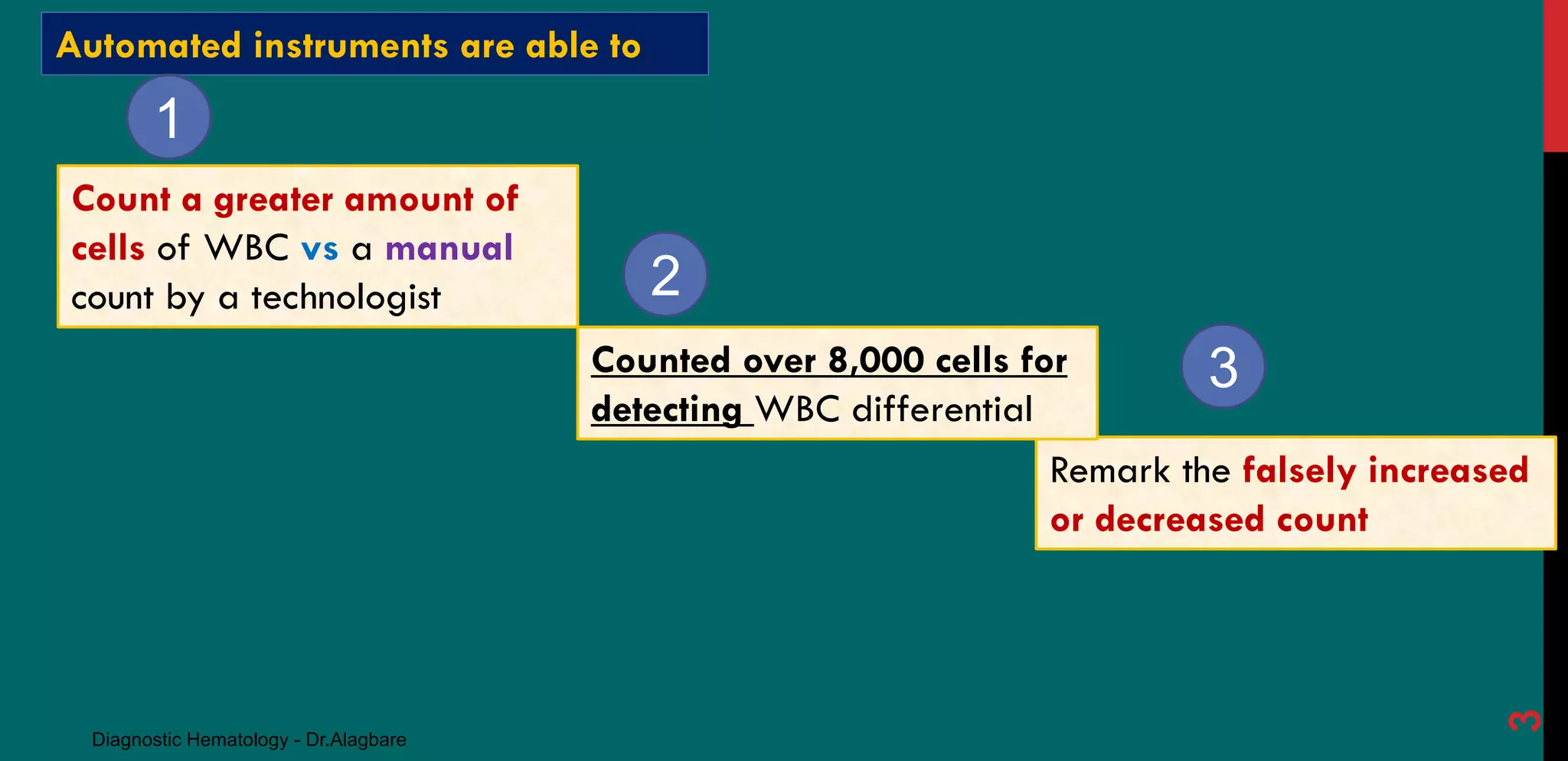 Hematology analyzer detecting erroneous blood counts | PDF