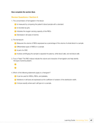 Hematology learning guide | PDF