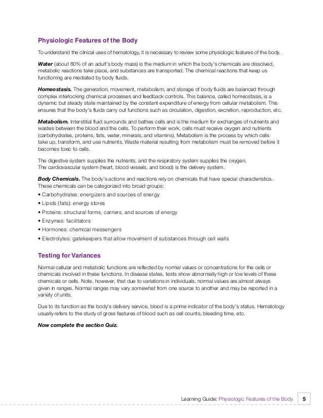 Hematology case study help
