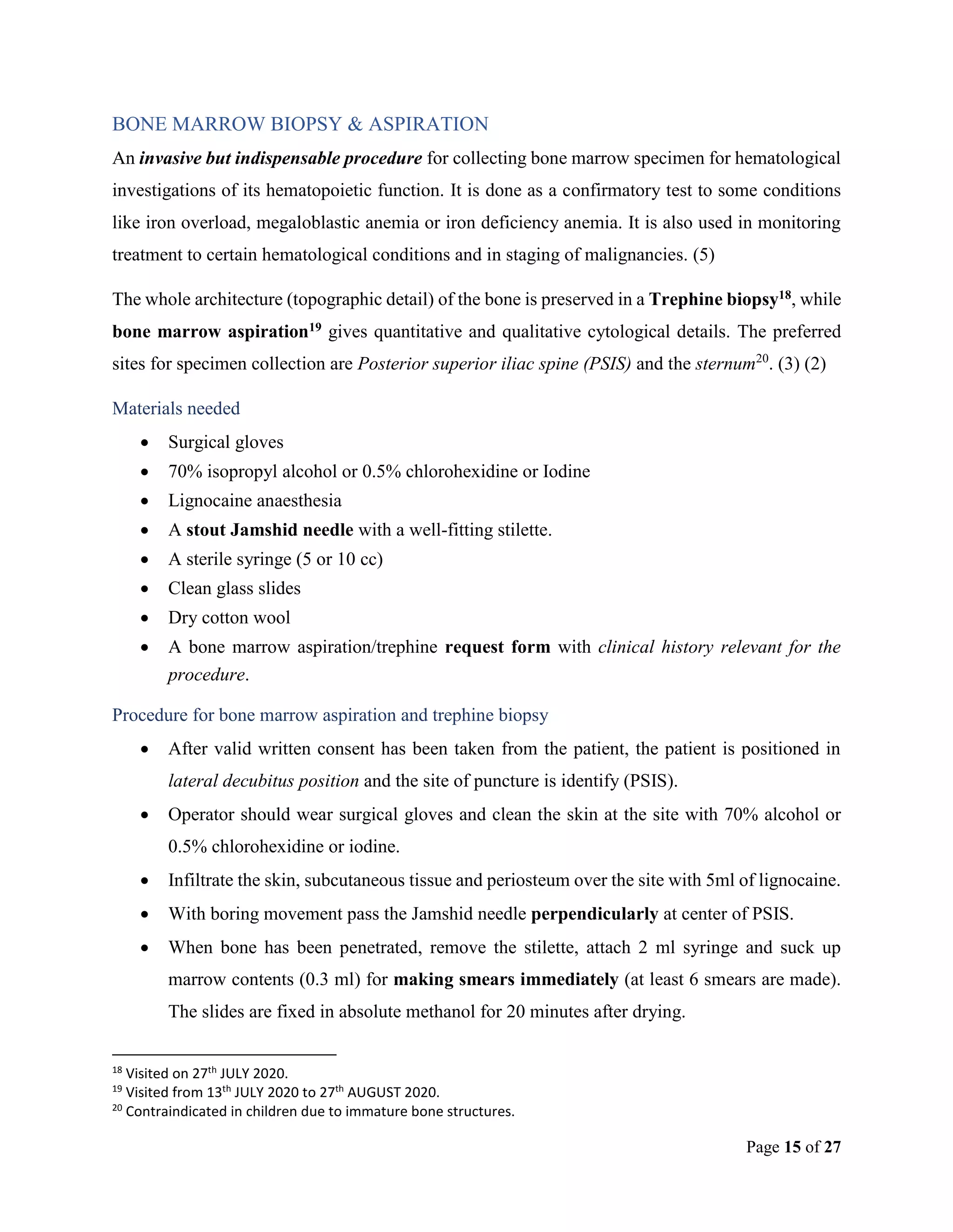 Hematology & Blood Transfusion lab. rotation report summary | PDF