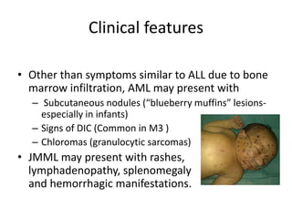Hematology slide/ Pediatric leukemia | PPTX
