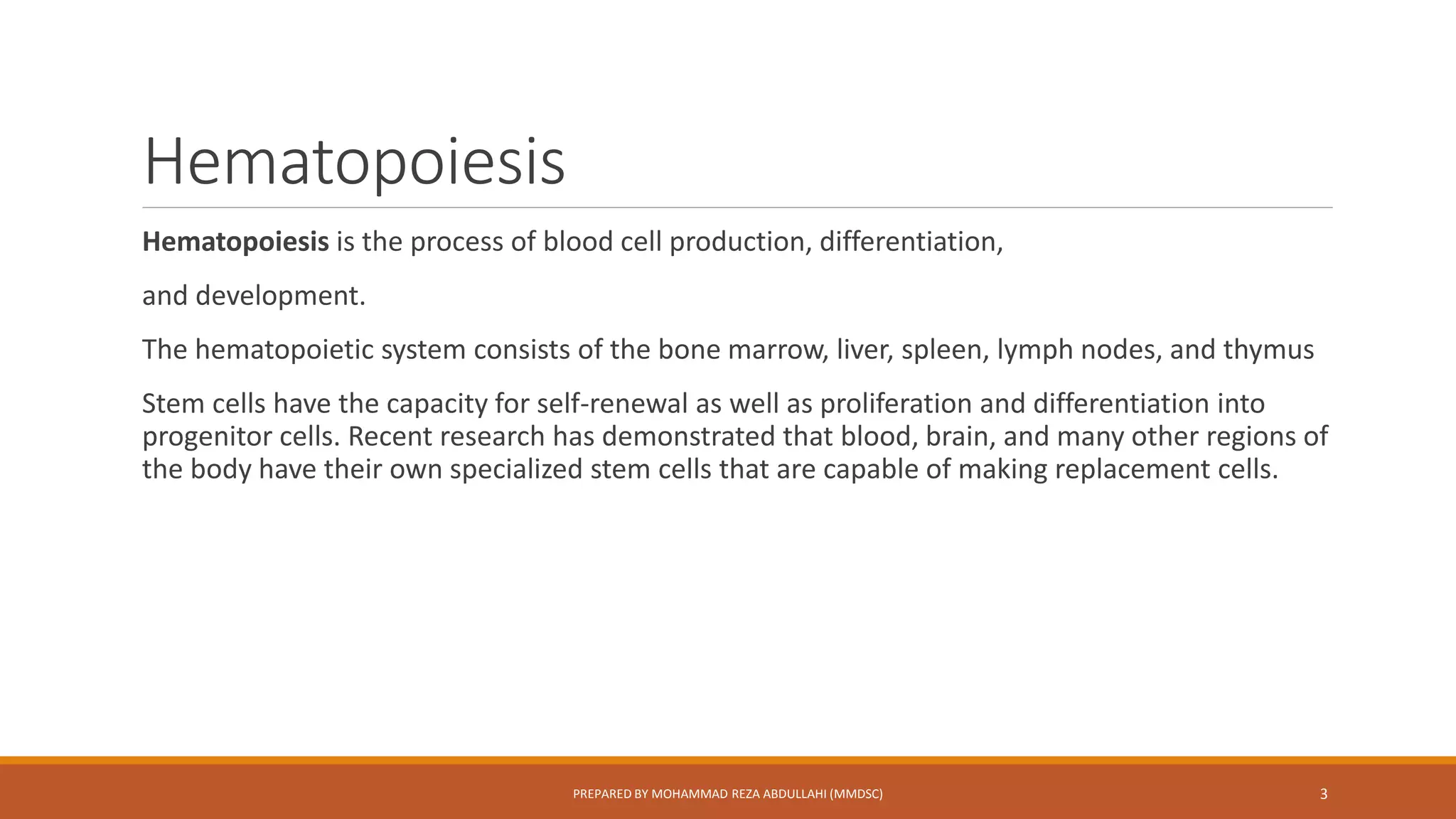 Hematopoiesis and Erythropoiesis | PDF