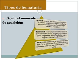 1. Según el momento
de aparición:
 