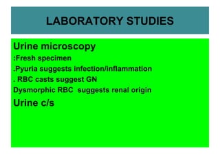 What Is Pyuria Number Lab Test Example Hematuria | PPT