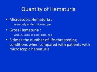 Centrifuged urineIn myoglobinuria, the myoglobin released from muscle is of low molecular weight and water soluble. It does not bind to haptoglobin and is therefore excreted immediately into the urine. Therefore, in myoglobinuria the serum remains clear.