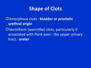 Total HematuriaTerminal HematuriaInitial Hematuria