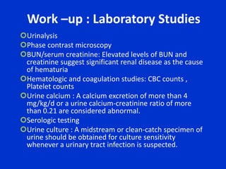 Constant dull flank pain