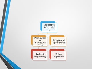 HEMATURIA causes, etiology, management in children | PPTX